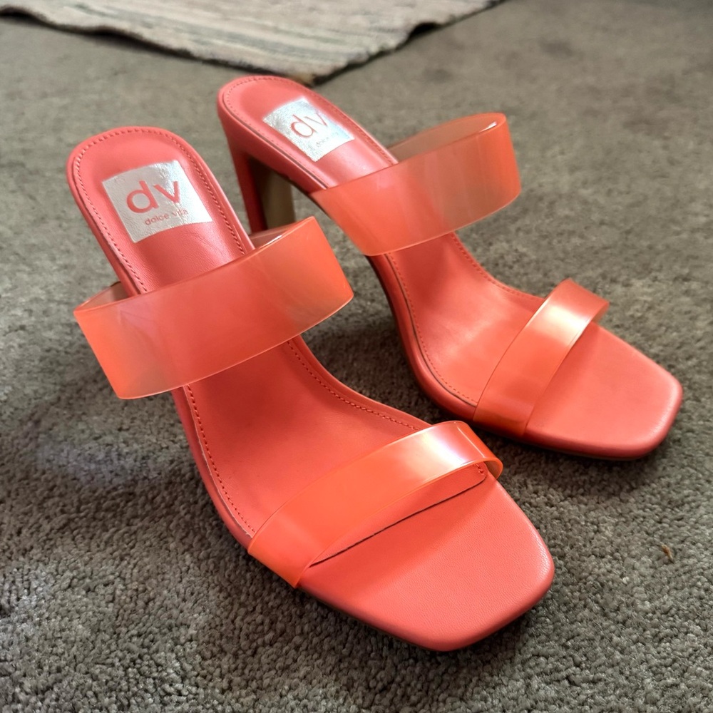 Dolce Vita orange heels size 8
